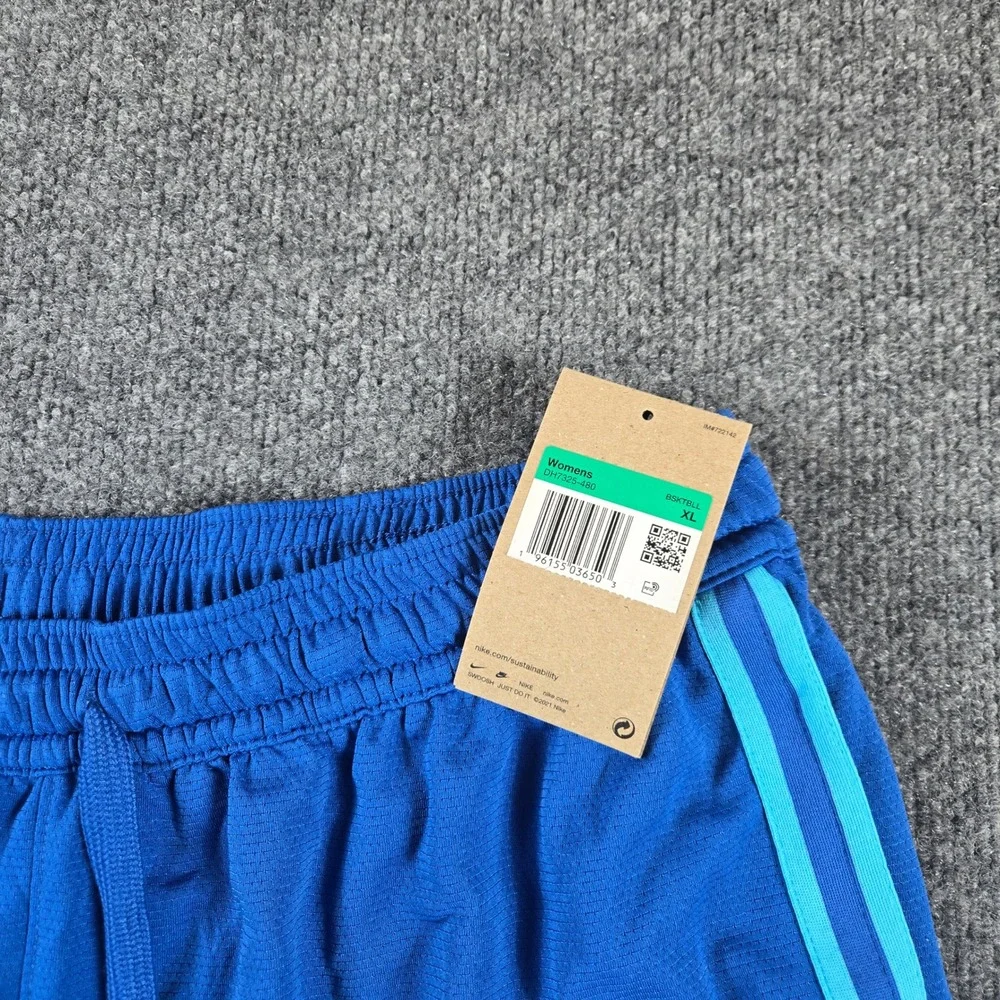 Nike Fly Crossover Basketball Shorts Womens XL Blue New Dri-FIT